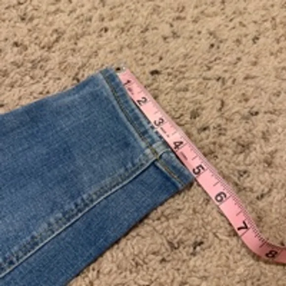 Women's Old Navy Rockstar Super Skinny Jeans Size 14 Tall Blue Denim - Picture 8 of 9